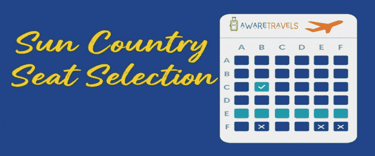 sun country seat selection