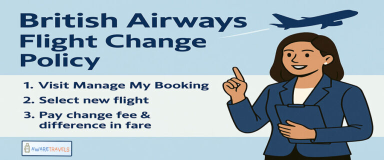 british airways flight change policy
