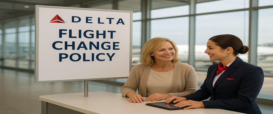 delta airlines flight change policy
