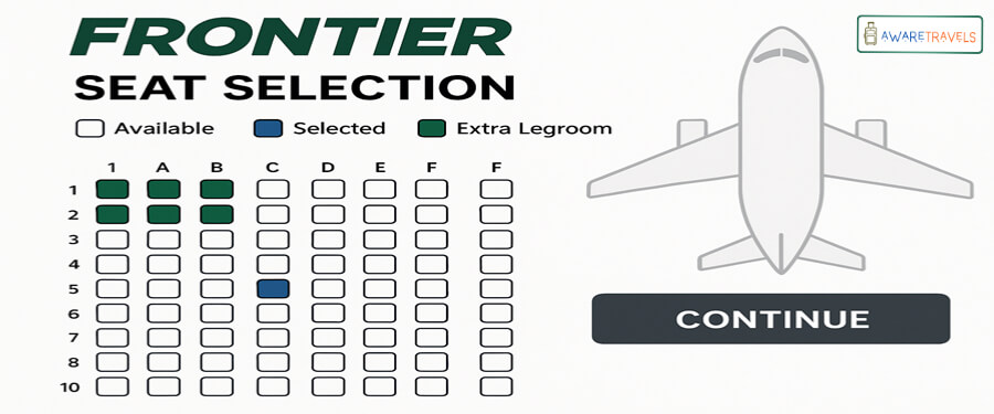 frontier airlines seat selection