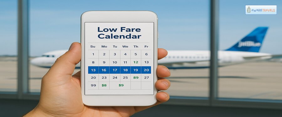 jetblue low fare calendar
