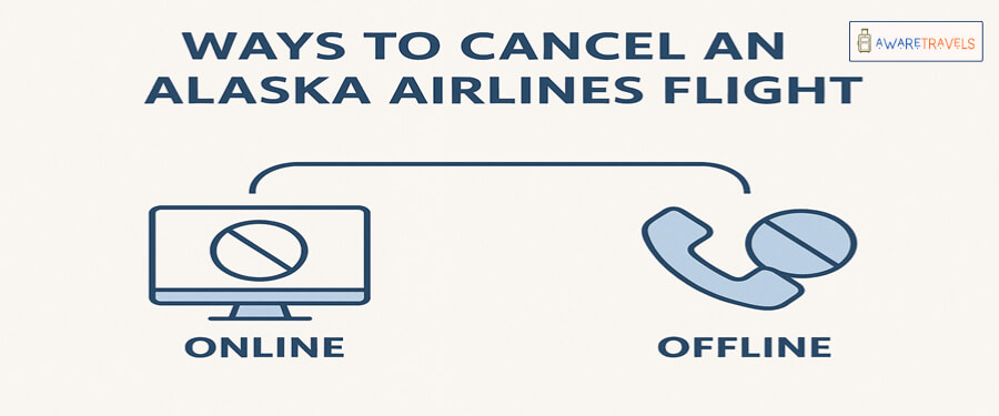 ways to cancel an alaska airlines flight