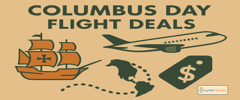 columbus day flights