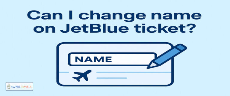 can i change name on jetblue ticket