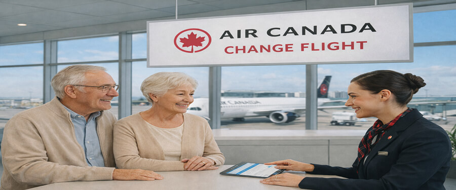 air canada change flight