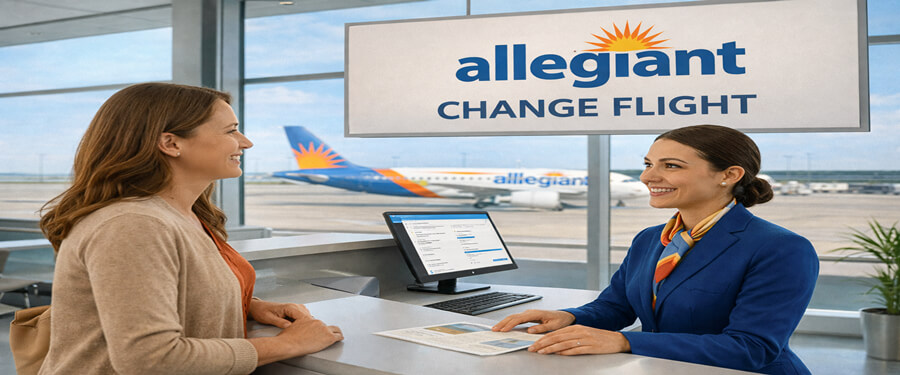 allegiant air change flight
