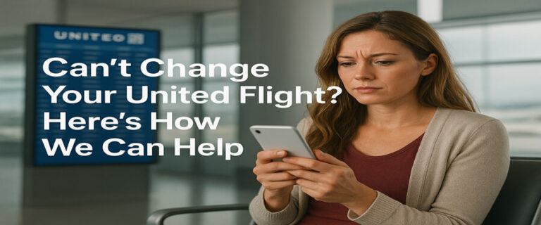 can’t change your united flight here’s how we can help