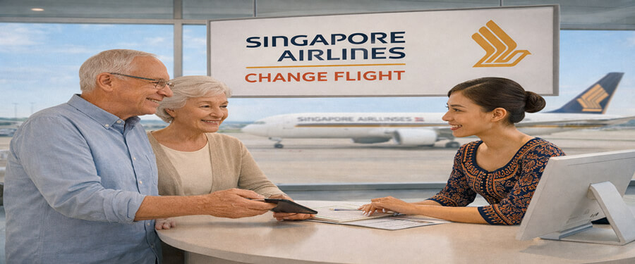 singapore airlines change flight